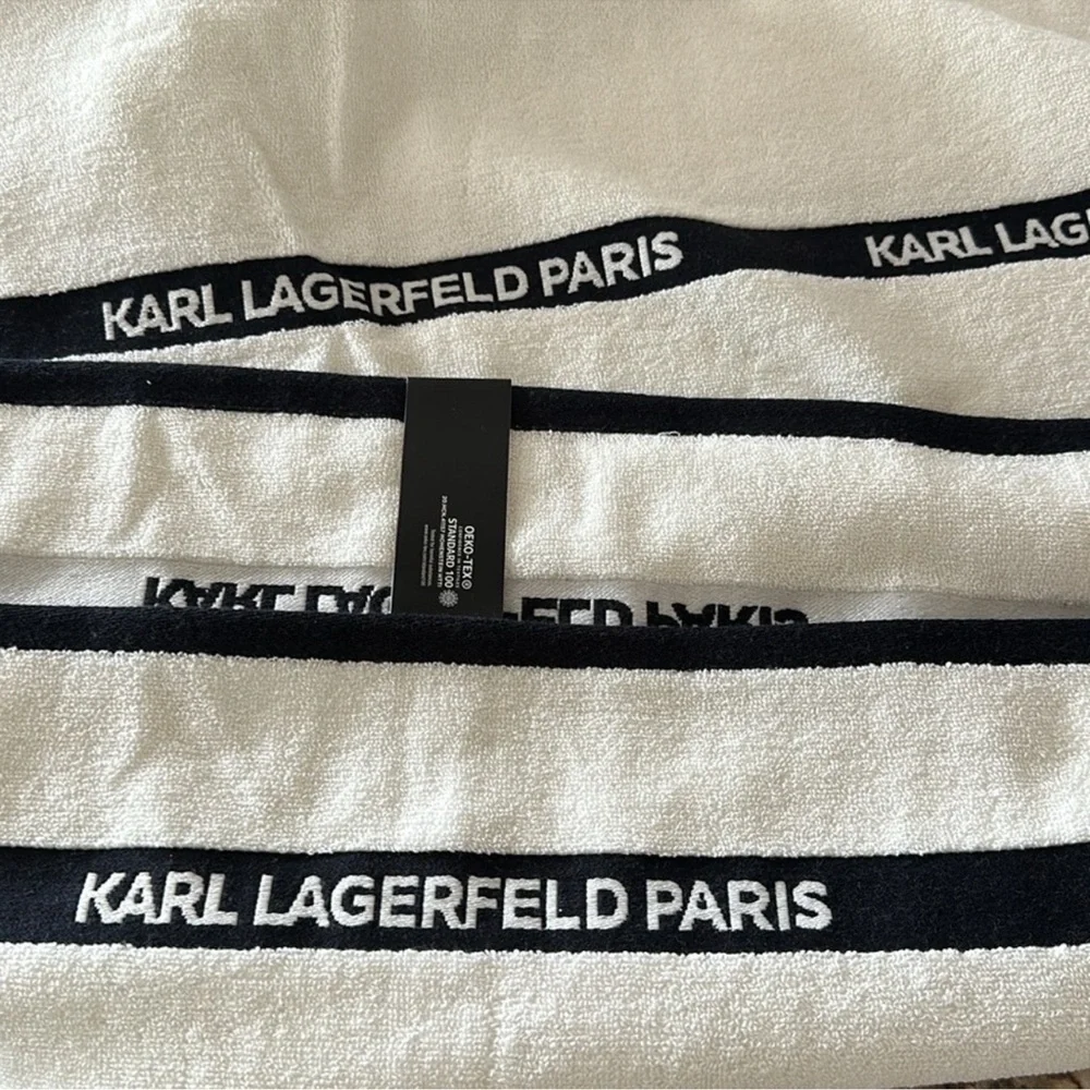 NWT Karl Lagerfeld bath Towel